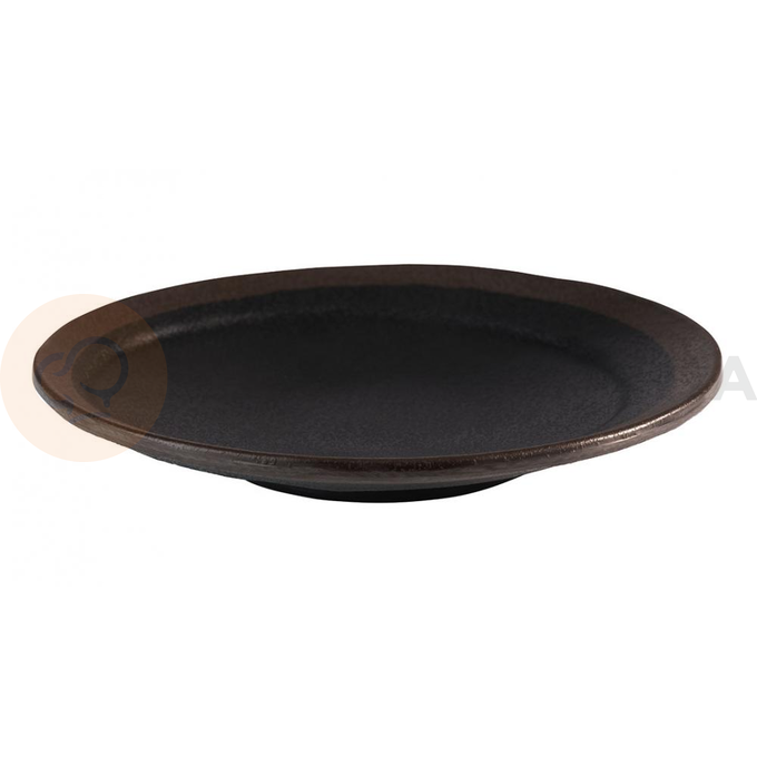 Servírovací tanier z melamínu Ø 28 cm, hnedý | APS, Marone