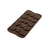 Forma na čokoládu a pralinky - knoflík, 30x30x6 mm, 50 ml - SCG29 Choco Botton | SILIKOMART, Easychoc