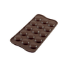 Forma na čokoládu a pralinky - makronky, 26 mm, 28 mm, 7,5 ml - SCG21 Macaron | SILIKOMART, Easychoc
