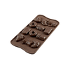 Forma na čokoládu a pralinky - snídaně, 39x24,5x13 mm, 6,9 ml - SCG22 Good Morning | SILIKOMART, Easychoc