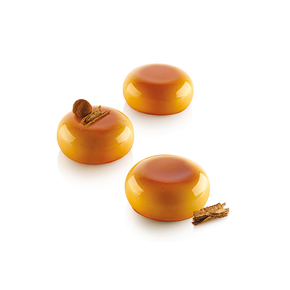 Forma na dezerty - 8x 55x25 mm, 50 ml - Ode 50 | SILIKOMART, Round