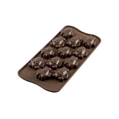 Forma na čokoládu a pralinky - Velikonoce, 34x34x18 mm, 104 ml - SCG30 Choco Easter | SILIKOMART, Easychoc