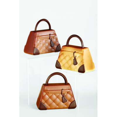 Forma na čokoládu - kabelka, 165x80x150 mm, 220 g - KT123 | PAVONI, Borsetta