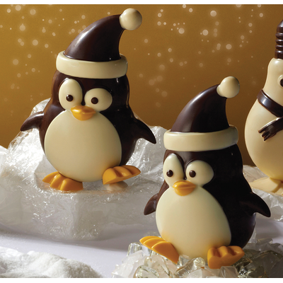 Forma na čokoládu - tučniak, 130x105x170 mm, 250 g - KT120 | PAVONI, Pinguino