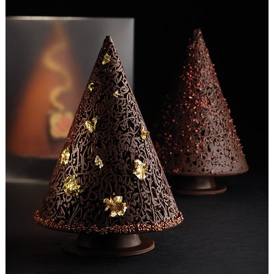 Forma na čokoládu - vianočný stromček, 140x210 mm, 350 g - KT20 | PAVONI, Albero a cono