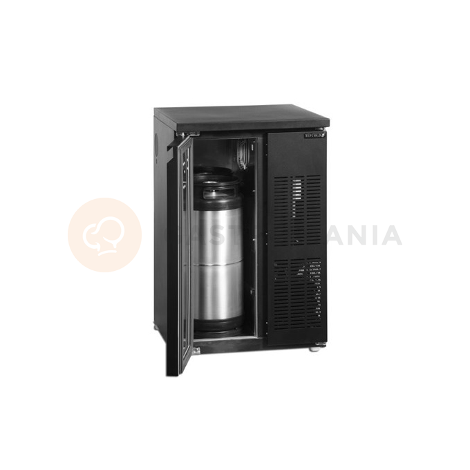 Chladiaci minibar na sudy keg, 2x 20 l, 555x590x860 mm | TEFCOLD, CKC2 KEG Cooler