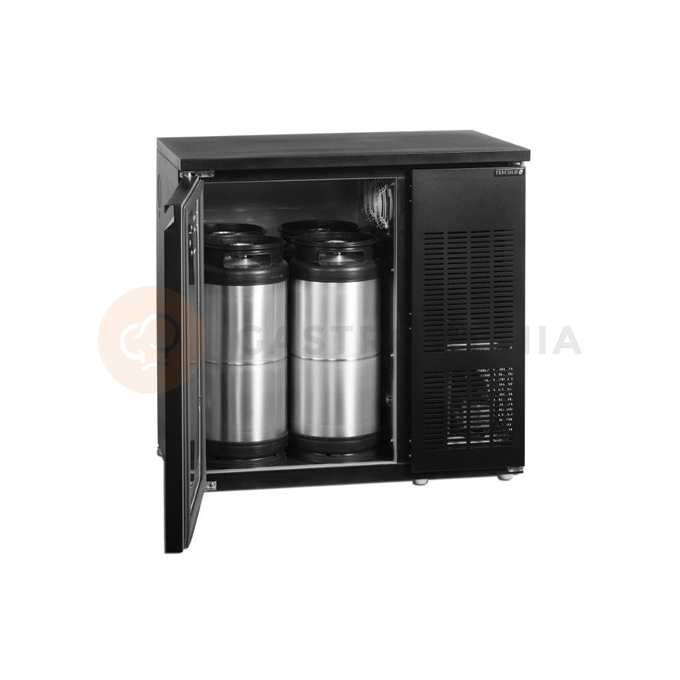Chladiaci minibar na sudy keg, 4x 20 l lub 1x 50 l, 880x590x860 mm | TEFCOLD, CKC4 KEG Cooler