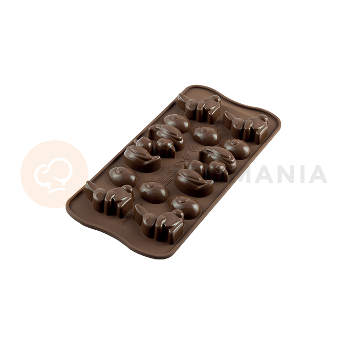 Forma na čokoládu a pralinky - Velikonoce, 30x43x16 mm, 6 ml - SCG05 Easter | SILIKOMART, Easychoc