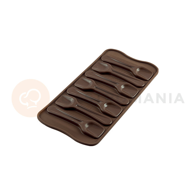 Forma na čokoládu a pralinky - lžička, 96x26x6 mm, 43 ml - SCG28 Choco Spoon | SILIKOMART, Easychoc