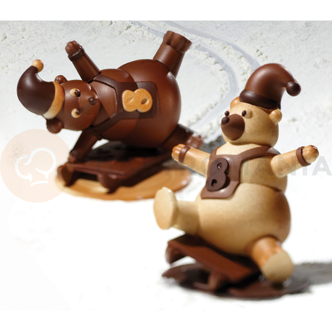 Forma na čokoládu - medvedík, 160x200 mm, 400 g - KT93 | PAVONI, Otto