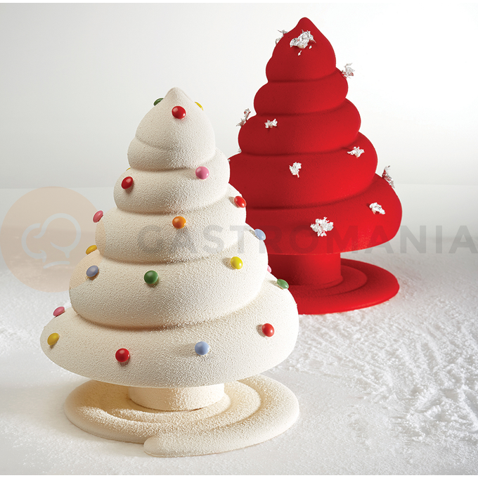 Forma na čokoládu - vianočný stromček, 160x210 mm, 350 g - KT125 | PAVONI, Spirale