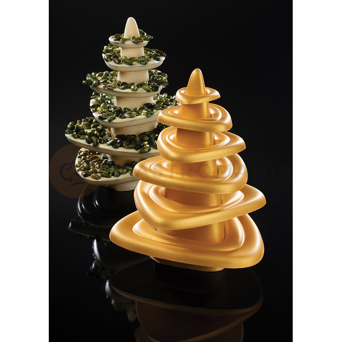 Forma na čokoládu - vianočný stromček, 165x195 mm, 450 g -KT176 | PAVONI, Saturno