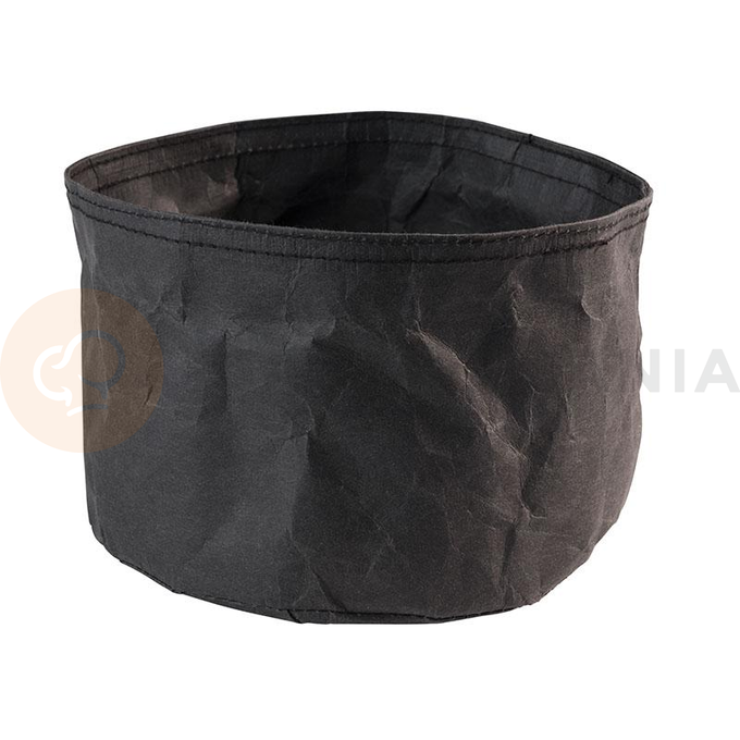 Papierový košík Ø 17 cm, čierny | APS, Paperbag