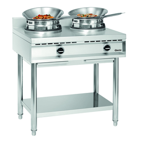 Plynový varič WOK, 2 horáky, 900x600x960 mm | BARTSCHER, 1052103