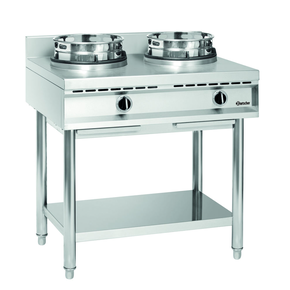 Plynový varič WOK, 2 horáky, 900x600x960 mm | BARTSCHER, 1052103
