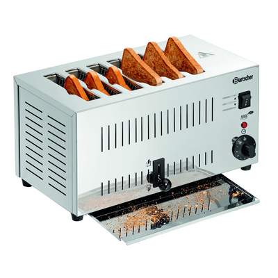 Toaster TS60 145x20x135 mm 6 otvorov | BARTSCHER, 100197