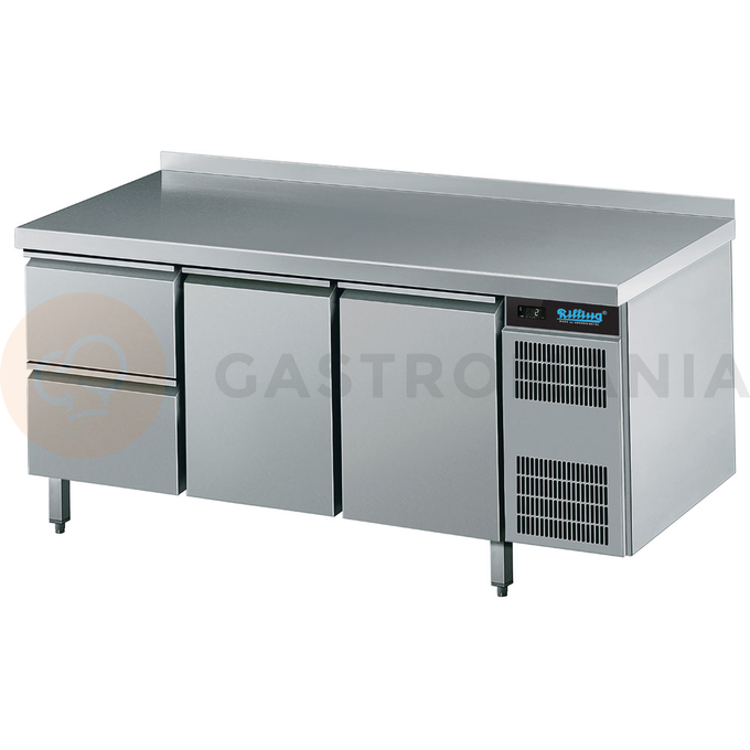Chladiaci stôl 2 zásuvky a 2 dvere 420 l, 1725x700x850 mm | RILLING, AKT EK731 1601-2/1/1