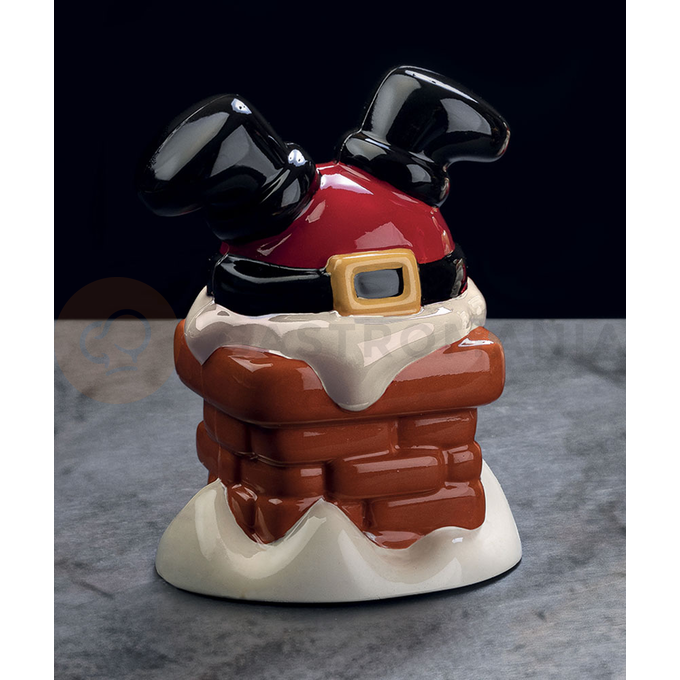 Forma na čokoládové dezerty - Santa Claus v komíne, 125x170 mm, 380 g - KT179 | PAVONI, Santa Chimney