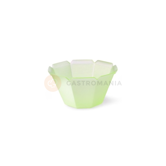 Miska Smeraldo na dezerty zo zeleného plastu, 0,55 l, balenie 100 kusov | ALCAS, 138/6