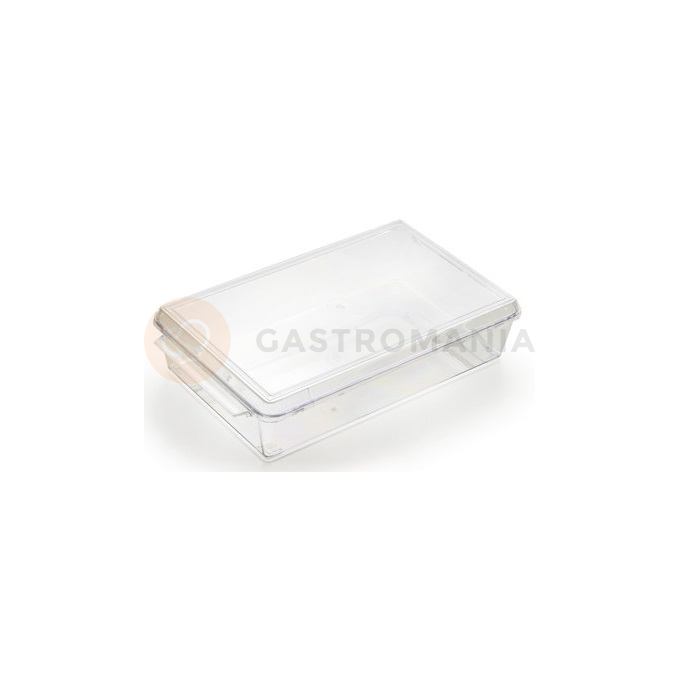 Plastová krabička s vekom na tiramisu, 27,5 x 18 x5,5 cm | ALCAS, 132/3