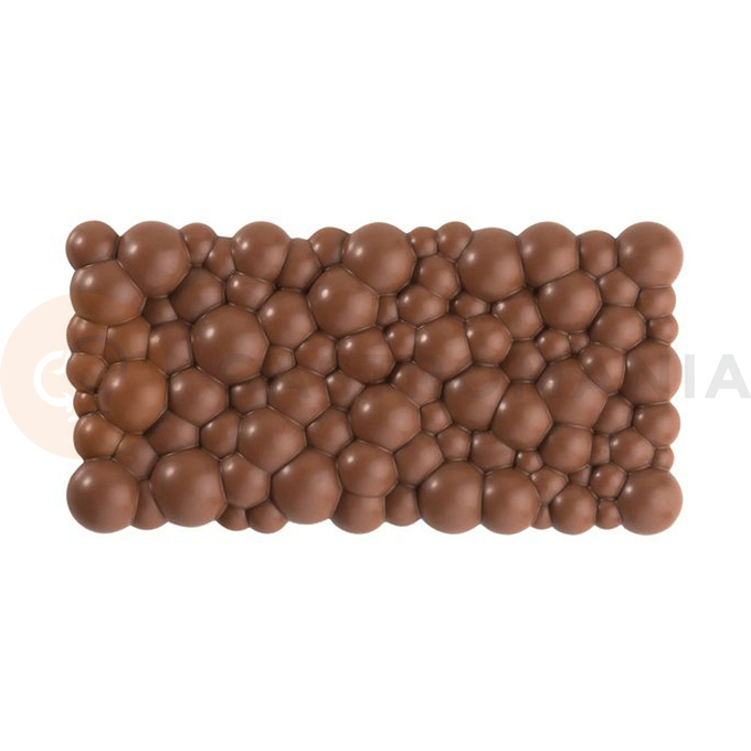 Tritanová forma na tabuľku čokolády - 3 ks x 100g, 150x77x12 mm - PC5001FR | PAVONI, Sparkling