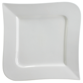Porcelánový plytký tanier 31 x 31 cm | AMBITION, Fala