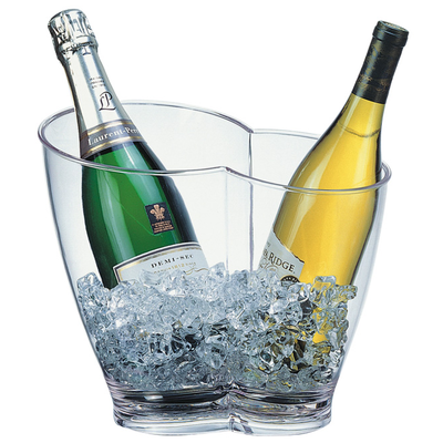 Nádoba na víno, šampanské, dvojitý - akryl 305x215x260 mm | APS, 36056