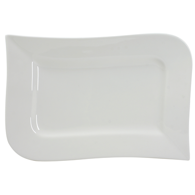 Porcelánový servírovací tanier 25,5 x 41 cm | AMBITION, Fala