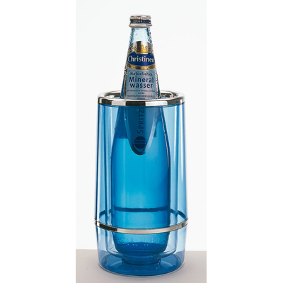 Termoizolačná nádoba na fľaše, &quot;iceblue&quot;, priemer: 120x230 mm | APS, 36034