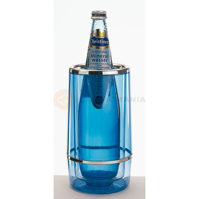 Termoizolačná nádoba na fľaše, &quot;iceblue&quot;, priemer: 120x230 mm | APS, 36034