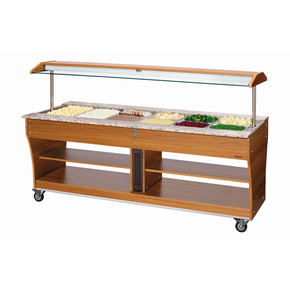 Bufetový vozík, 6xGN 1/1 2150x880x1370 mm | BARTSCHER, 125624