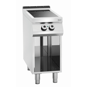 Keramický sporák 400x900x900 mm, 2 výhrevné časti | BARTSCHER, 296411