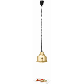 Tepelná lampa IWL250D GO, Ø 230 mm, regulácia výšky, zlatá | BARTSCHER, 114275