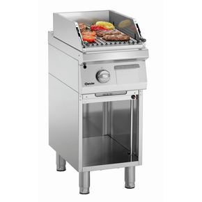 Lávový plynový gril séria 700, 400x700x850 mm | BARTSCHER, 2856211