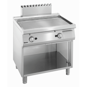 Plynová grilovacia doska séria 700, hladká 800x700x850 mm | BARTSCHER, 2855081