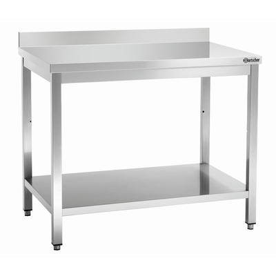 Pracovný stôl séria 700, 1400x700x850 mm, s lištou | BARTSCHER, 312147