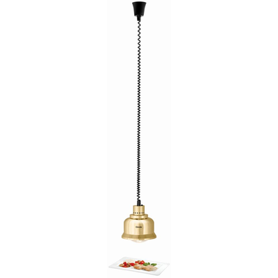 Tepelná lampa IWL250D GO, Ø 230 mm, regulácia výšky, zlatá | BARTSCHER, 114275