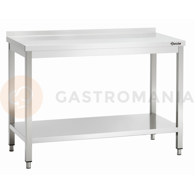 Pracovný stôl séria 700 s lištou, 1500x700x850 mm  | BARTSCHER, 308157