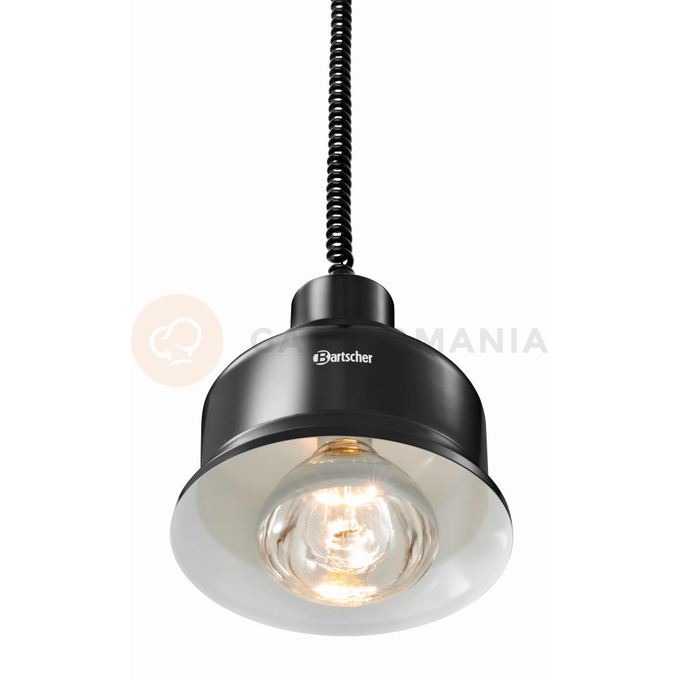 Tepelná lampa IWL250D SW, Ø 230 mm, regulácia výšky, čierna | BARTSCHER, 114273