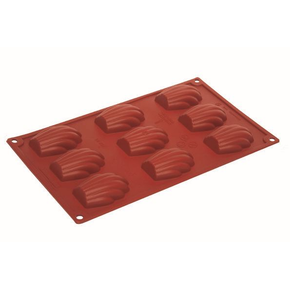 Silikónová forma Formaflex na monoporcie - 300x175 mm, 9 ks x 68x45x18 mm, 30 ml - FR021 | PAVONI, Madeleine
