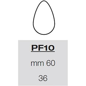 Šablóna s formičkami na cesto - 30x vajce 60 mm, 57,5x39 cm | PAVONI, PF10