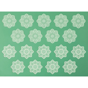 Silikónová forma na krajky a dekoračné vzory - 300x400 mm - TMD02 | PAVONI, Magic Decor