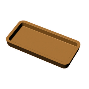 Vložka - forma pre zariadenie COOKMATIC a COOKMATIC SPECIAL na 24 kusov o rozmeroch 70x33x8 mm, obdĺžnik | PAVONI, PIASTRA4
