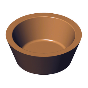 Vložka - forma pre zariadenie COOKMATIC a COOKMATIC SPECIAL na 30 kusov o rozmeroch 43x17 mm, kruh | PAVONI, PIASTRA42