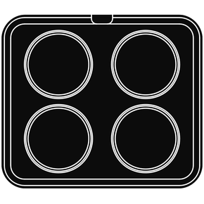 Vložka - forma pre zariadenie COOKMATIC a COOKMATIC SPECIAL na 4 kusy o rozmeroch 129x21 mm, kruh | PAVONI, PIASTRAS