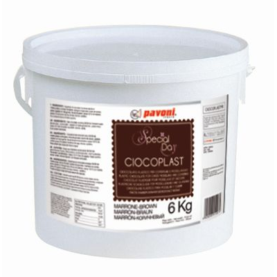 Čokoládová poťahovacia hmota - hnedá, 6 kg | PAVONI, CIOCOPLASTMR