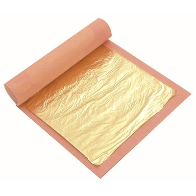 Dekorativne zlaté hárky na múčniky - 80x80 mm, 25 ks | PAVONI, ORO
