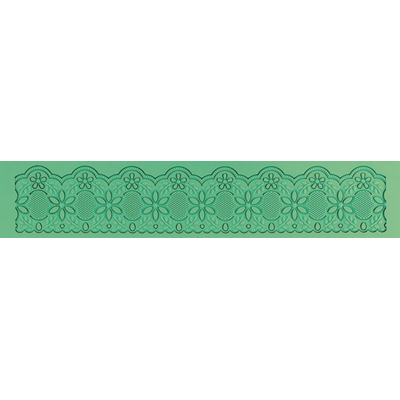 Silikónová forma na krajky a dekoračné vzory - 80,5x390 mm - SMD09 | PAVONI, Magic Decor