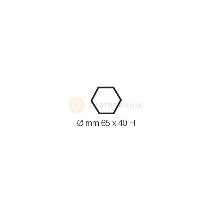 Pomôcka na vyťahovanie upečených výrobkov z formy - hexagon, 65x40 mm | PAVONI, EES