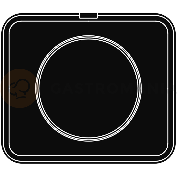 Vložka - forma pre zariadenie COOKMATIC a COOKMATIC SPECIAL na 1 kus o rozmeroch 230x22 mm, kruh | PAVONI, PIASTRAV